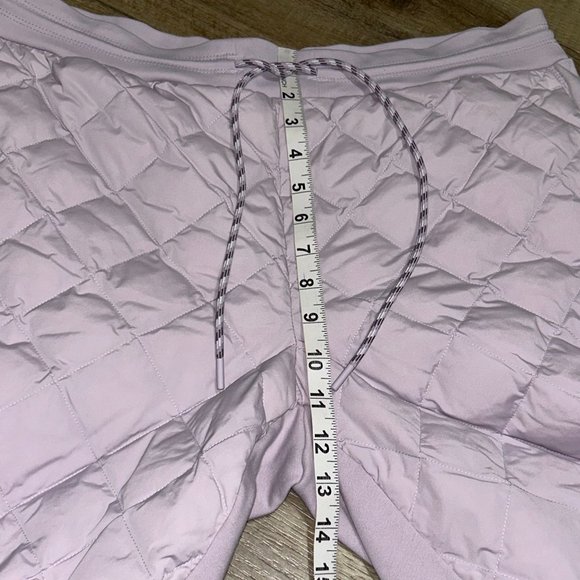ATHLETA Solstice Apres Ski Down Quilted Shasta Purple Joggers Size 16 ~EUC - Picture 9 of 10
